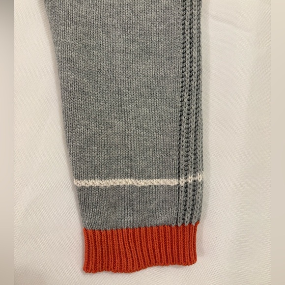 MORI Knit cardigan and pants Set with Orange Accents baby boy 9-12m, EUC - Picture 7 of 15
